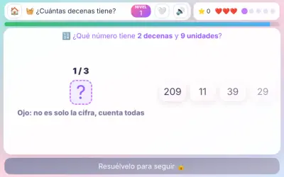 ¿Cuántas decenas tiene?