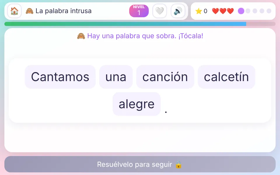 Screenshot of Odd Word Out