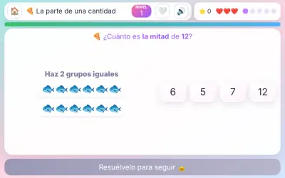 La parte de una cantidad