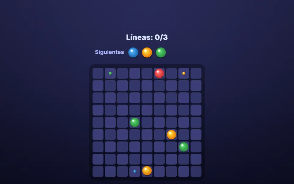 Screenshot of Lines