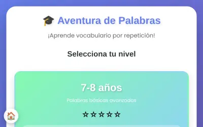 Palabras por repetición