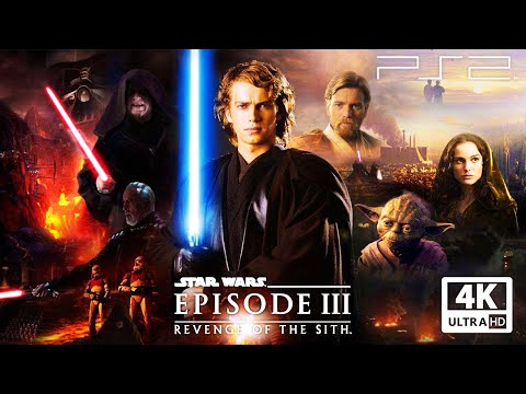 STAR WARS: REVENGE OF THE SITH All Cutscenes (PS2) Game Movie 4K 60FPS Ultra HD